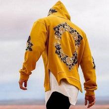 Laden Sie das Bild in den Galerie-Viewer, Sweatshirt mit Blumendruck für Herren