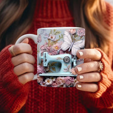 Laden Sie das Bild in den Galerie-Viewer, 3D Nähmaschinenbedruckter Wasserbecher