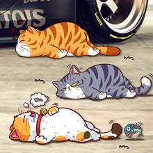 Laden Sie das Bild in den Galerie-Viewer, Kreativer Cartoon Katzen Motorrad Auto Aufkleber