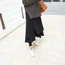 Laden Sie das Bild in den Galerie-Viewer, Unregelmäßiger Zweiteiliger Verdickter Rock für Damen