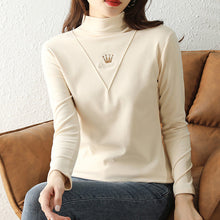Laden Sie das Bild in den Galerie-Viewer, Lässige Langarm-Rollkragenpullover für Damen