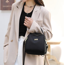 Laden Sie das Bild in den Galerie-Viewer, Damen leichter modischer Rucksack aus Nylon