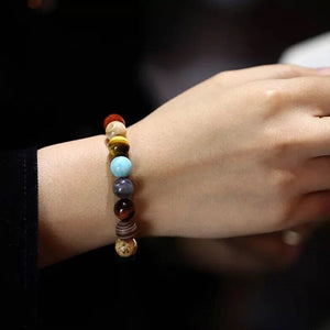 Buntes Armband mit Sternenhimmel des Sonnensystems