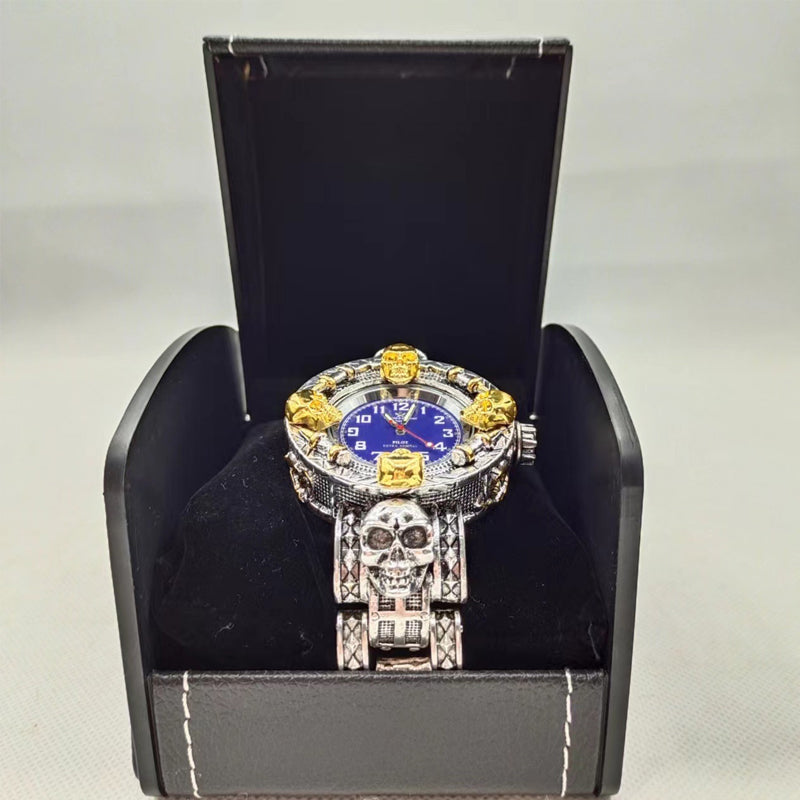 Schädel Armbanduhr