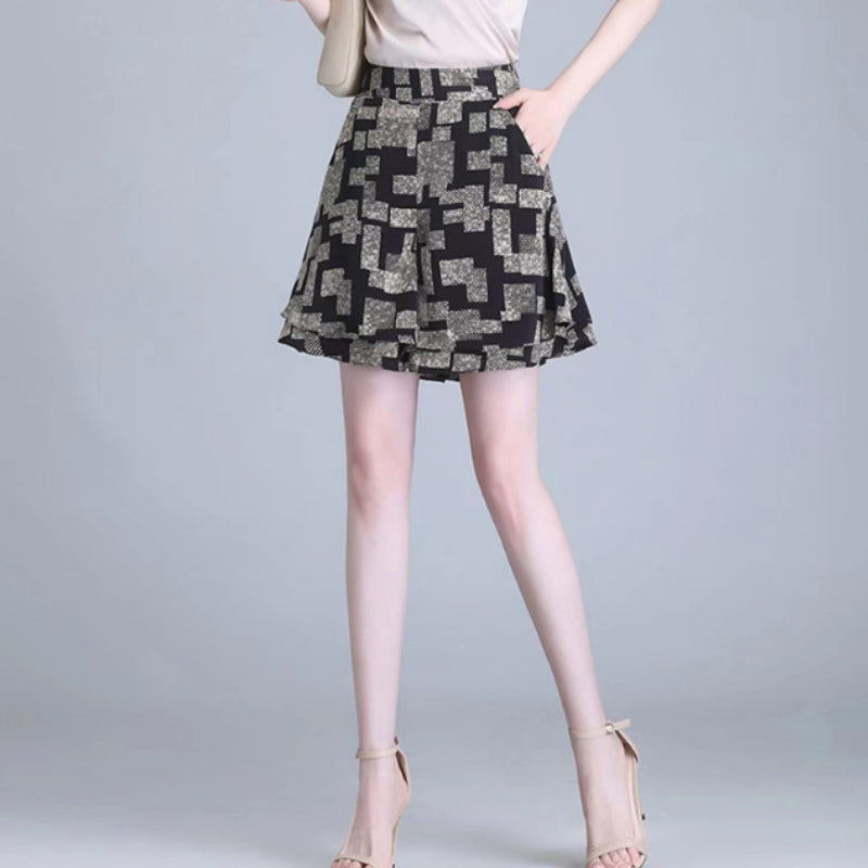 Lässige Culottes mit hoher Taille für den Sommer