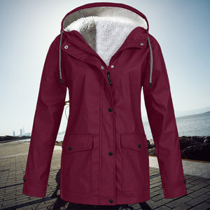 2022 Neue Herbst- und Winter-Plus-Fleecejacke für Damen