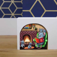 Laden Sie das Bild in den Galerie-Viewer, 3D Maus Wandtattoo Aufkleber