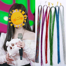 Laden Sie das Bild in den Galerie-Viewer, Bunte Golddrahtperücke