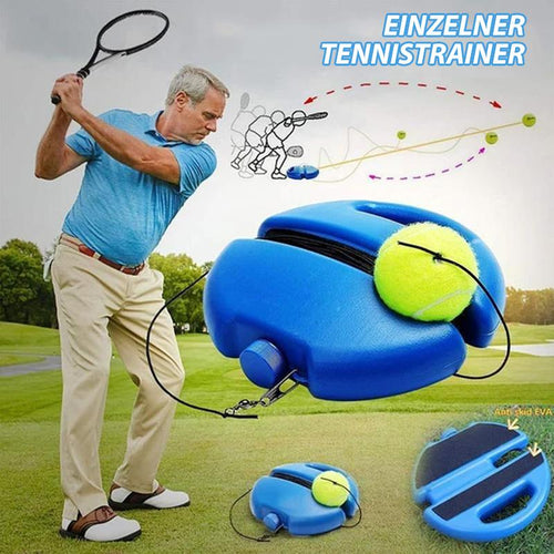 Einzelner Tennistrainer+Tragbarer Golfballpflücker+Tragbare Angelrute feste Kugel