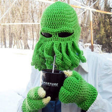 Laden Sie das Bild in den Galerie-Viewer, Handgemachte Oktopus-Wollmütze