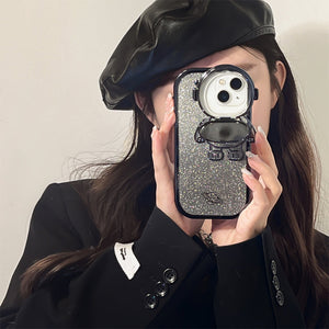 Handyhülle mit Astronautenständer für iPhone