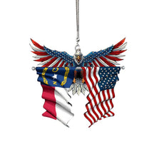 Laden Sie das Bild in den Galerie-Viewer, Adlerflagge Hängendes Ornament für Auto