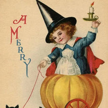 Laden Sie das Bild in den Galerie-Viewer, Retro Halloween Postkarten (24 Stück)