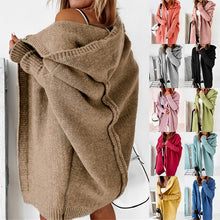 Laden Sie das Bild in den Galerie-Viewer, Lange weiche Damen Strickjacke