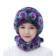 Laden Sie das Bild in den Galerie-Viewer, Rex-Kaninchenfellmütze