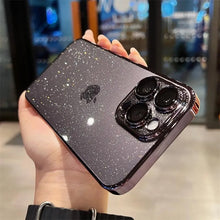 Laden Sie das Bild in den Galerie-Viewer, Glitzernde ultradünne sturzsichere iPhone-Hülle