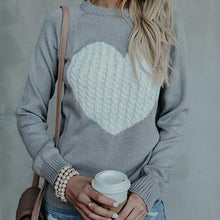 Laden Sie das Bild in den Galerie-Viewer, Stilvoller Warmer Herzpullover
