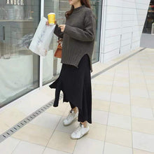 Laden Sie das Bild in den Galerie-Viewer, Unregelmäßiger Zweiteiliger Verdickter Rock für Damen