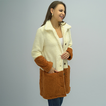 Laden Sie das Bild in den Galerie-Viewer, Doppelseitige Fleece-Oversized-Slip-Pocket-Jacke