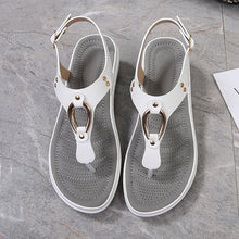 Laden Sie das Bild in den Galerie-Viewer, Flipflops der einfarbigen Frauen des Sommerstrandes