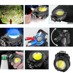 Multifunktionale Mini-Stirnlampe