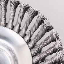 Laden Sie das Bild in den Galerie-Viewer, Runde Twist Wire Wheel Bürste zum Bürsten- / Unkrautschneiden