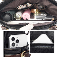 Laden Sie das Bild in den Galerie-Viewer, Helle Farbe Handtasche Kreuzbody Lederhandtasche