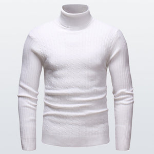 Gestrickter Rollkragenpullover für Herren