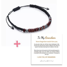Laden Sie das Bild in den Galerie-Viewer, Magnet Nylon geflochtenes Morsecode-Armband