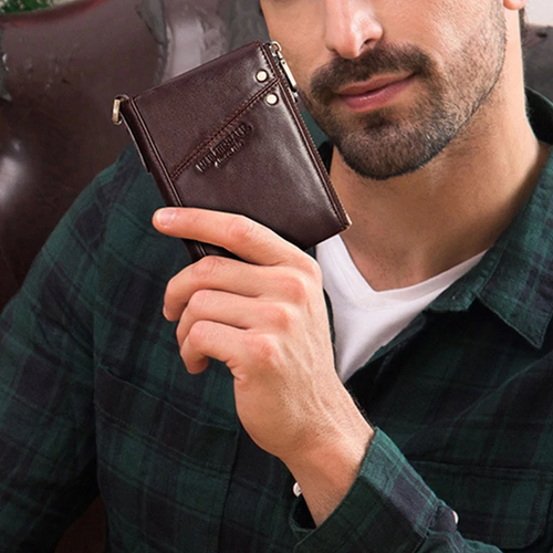 RFID Vintage Geldbörse mit Mehrfachsteckplatz