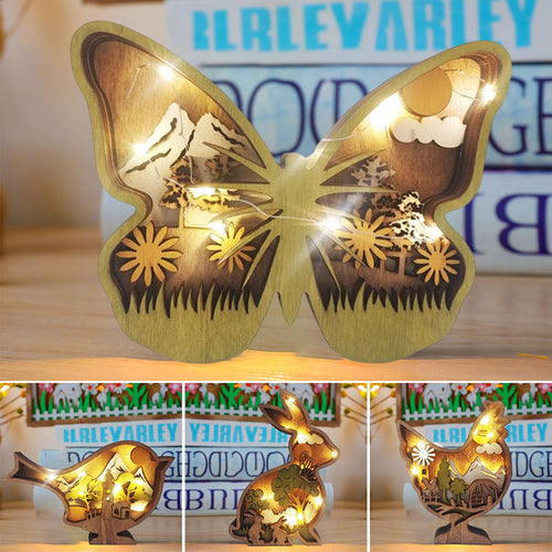 Ostern Tierische Dekoration aus Holz