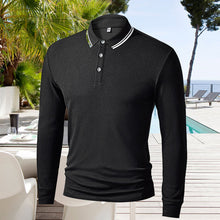 Laden Sie das Bild in den Galerie-Viewer, Einfarbiges Poloshirt mit Revers