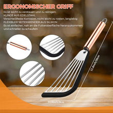 Laden Sie das Bild in den Galerie-Viewer, Auslaufspachtel aus Silikon und Edelstahl
