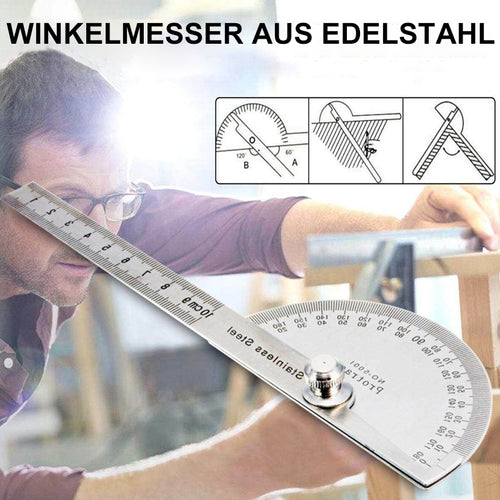 Winkelmesser aus Edelstahl
