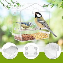 Laden Sie das Bild in den Galerie-Viewer, Fenster Vogelhaus Futterspender