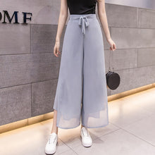 Laden Sie das Bild in den Galerie-Viewer, Damen Sommer beiläufige Chiffon-Hosen