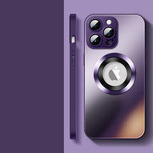 Laden Sie das Bild in den Galerie-Viewer, Magnetische iPhone-Hülle aus mattiertem Glas