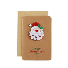 Laden Sie das Bild in den Galerie-Viewer, Weihnachtsgrußkarten aus Kraftpapier