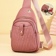 Laden Sie das Bild in den Galerie-Viewer, Kleiner Sling-Rucksack für Damen Leder