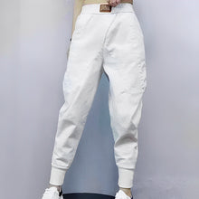 Laden Sie das Bild in den Galerie-Viewer, Haremshose aus Denim für Damen