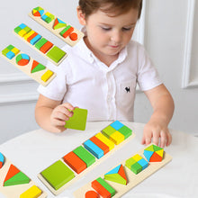 Laden Sie das Bild in den Galerie-Viewer, Geometrisches Bausteine-Spielzeug für Babys
