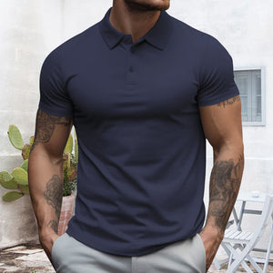 Einfarbiges Herren-T-Shirt