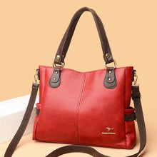 Laden Sie das Bild in den Galerie-Viewer, Helle Farbe Handtasche Kreuzbody Lederhandtasche
