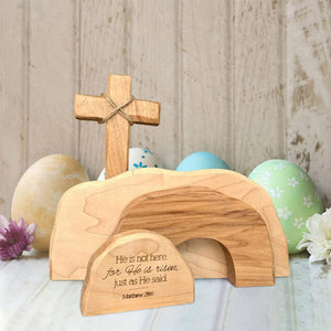 Ostern Szene hölzerne Dekoration