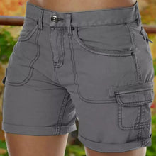 Laden Sie das Bild in den Galerie-Viewer, Lässige Shorts mit hoher Taille