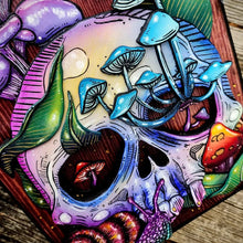 Laden Sie das Bild in den Galerie-Viewer, Totenkopf und Natur versteckte Schlüsselbox