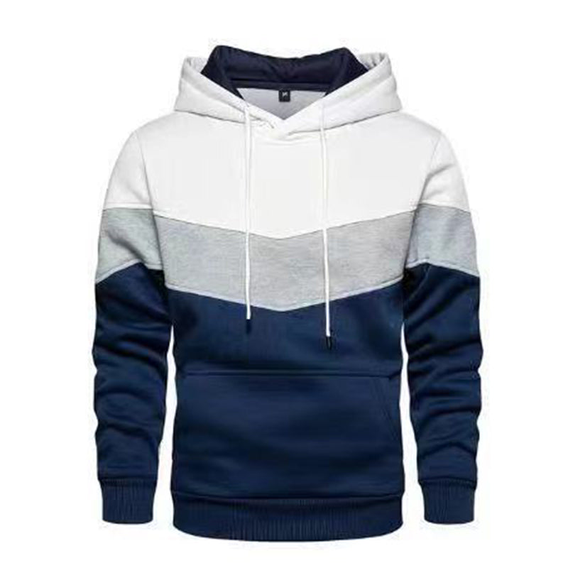 Kapuzenpullover mit Farbblock