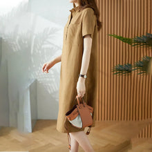 Laden Sie das Bild in den Galerie-Viewer, Elegantes lockeres Kleid