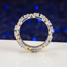 Laden Sie das Bild in den Galerie-Viewer, Eleganter Kreuz-Diamantring