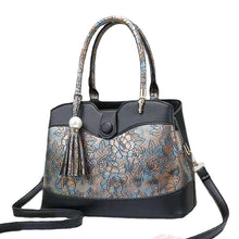 Laden Sie das Bild in den Galerie-Viewer, Damen Stilvolle Geprägte Umhängetasche